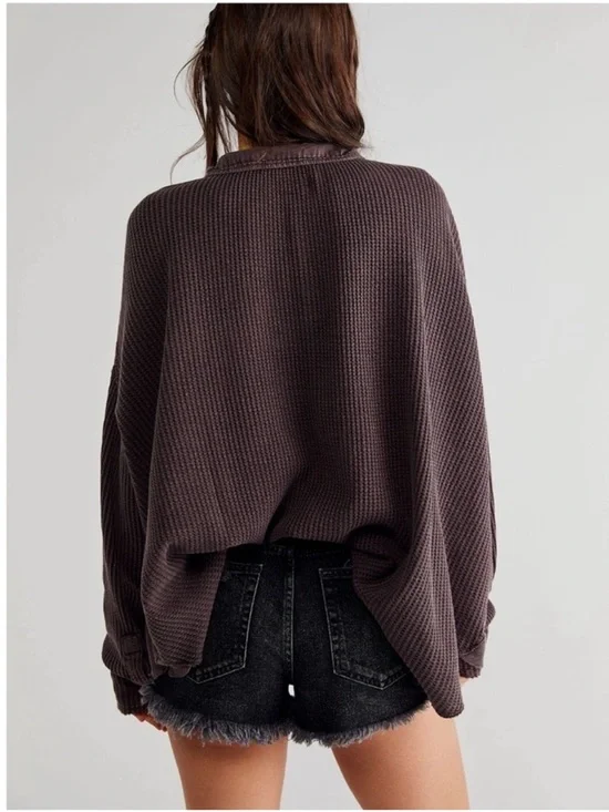 Free People One Scout Shaket In Mole - Picture 3 of 16